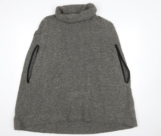 Womens UK Size 14 NEXT Grey Cape Jumper
