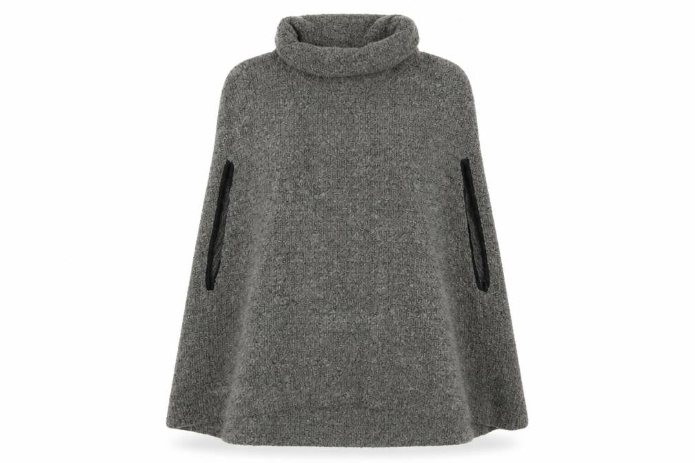 Womens UK Size 14 NEXT Grey Cape Jumper
