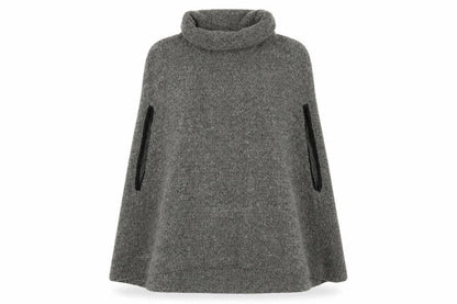 Womens UK Size 14 NEXT Grey Cape Jumper
