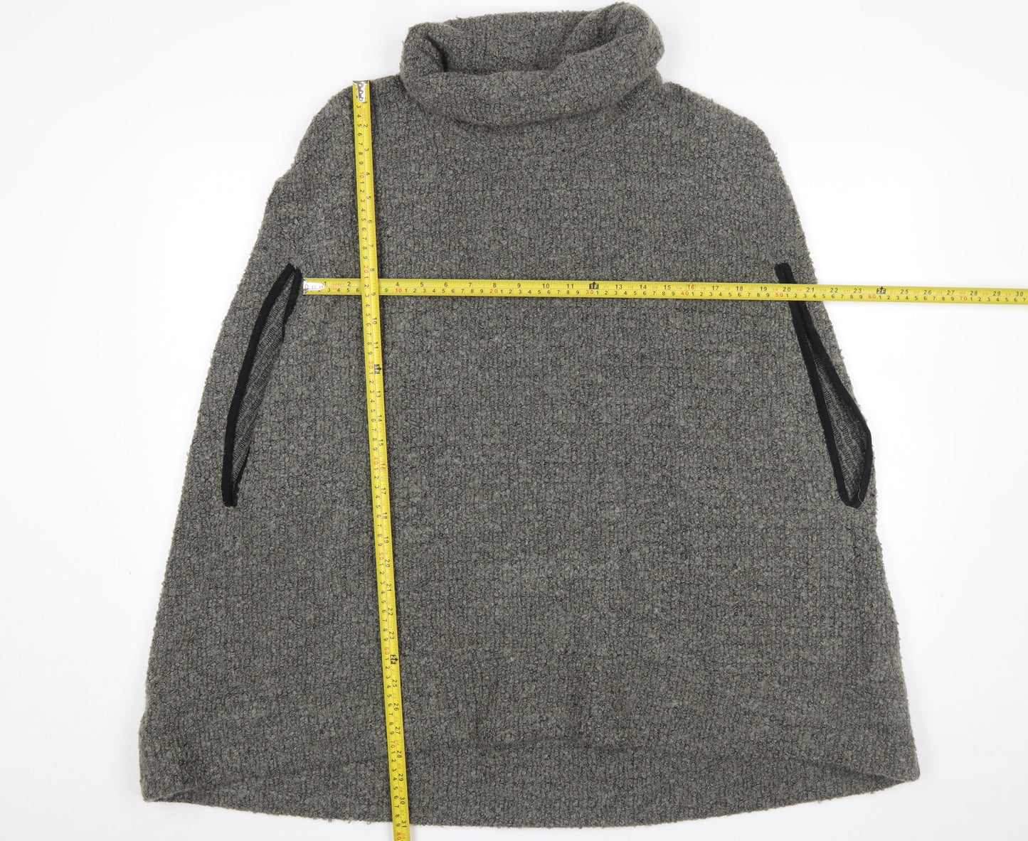 Womens UK Size 14 NEXT Grey Cape Jumper