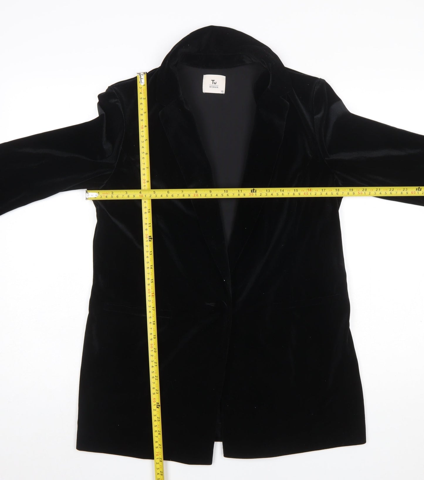 Womens UK Size 10 TU Regular Black Blazer