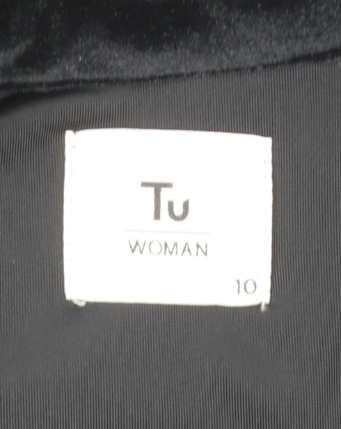 Womens UK Size 10 TU Regular Black Blazer