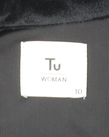 Womens UK Size 10 TU Regular Black Blazer