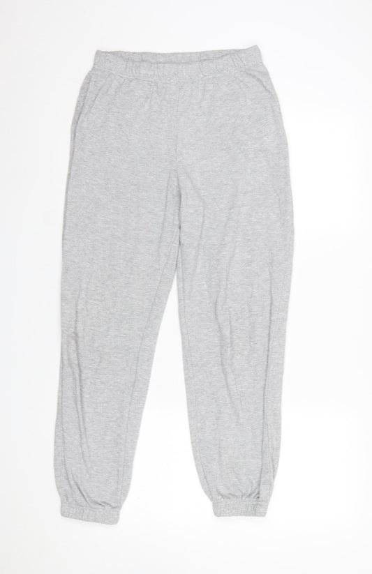 Womens UK Size S H&M Regular Fit Jogger Grey Trousers