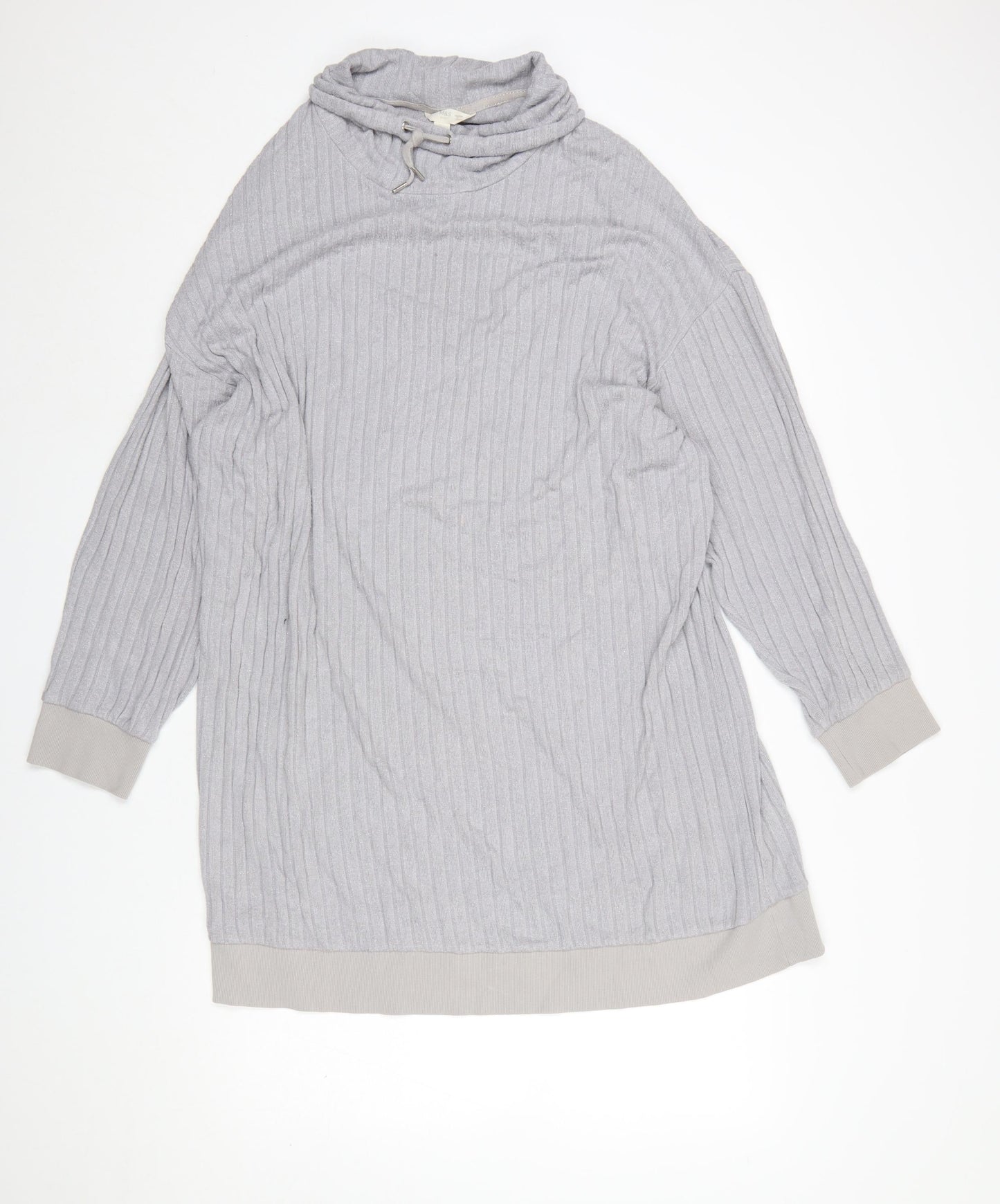 Womens UK Size L Marks and Spencer Grey Pullover Sweatshirt