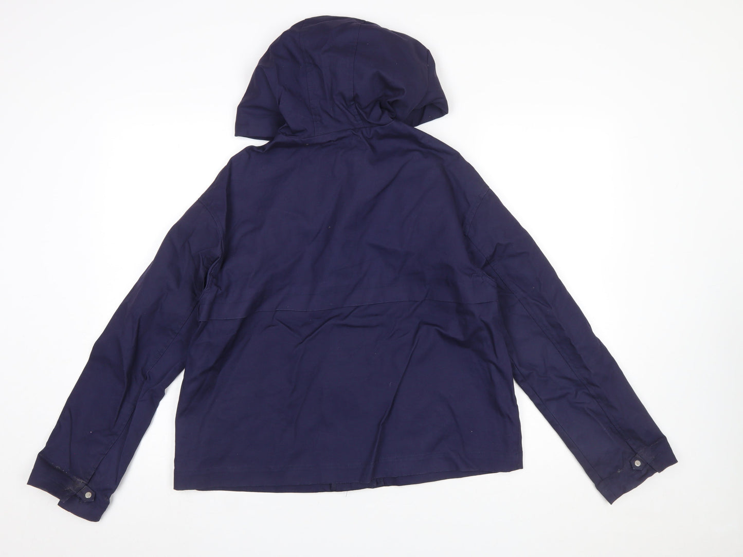 Womens UK Size 12 R Essentiel Blue Anorak Coat