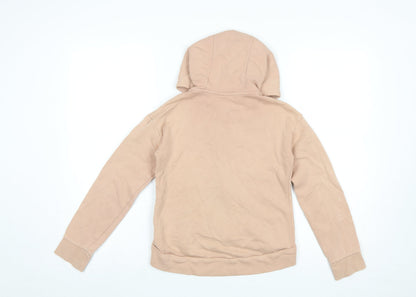 Girls UK Size 146 Nike Beige Full Zip Hoodie