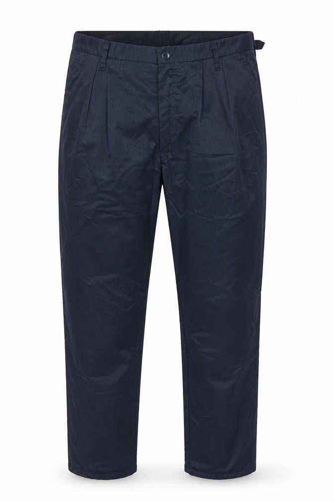 Mens UK Size 36 Stanley Regular Fit Workwear Blue Trousers