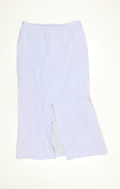 Womens UK Size 14 Luis Civit Straight & Pencil Satin Skirt