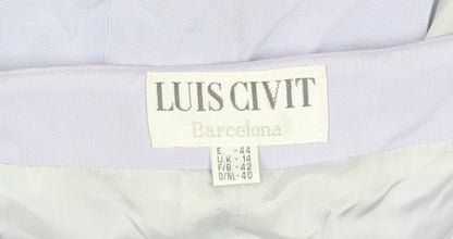 Womens UK Size 14 Luis Civit Straight & Pencil Satin Skirt