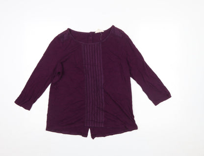 Womens UK Size 12 White Stuff Purple Tunic Blouse