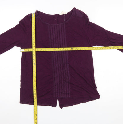Womens UK Size 12 White Stuff Purple Tunic Blouse