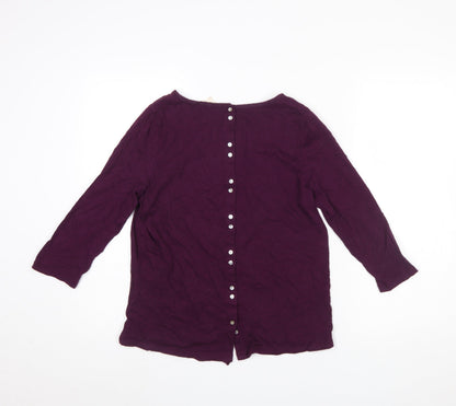 Womens UK Size 12 White Stuff Purple Tunic Blouse