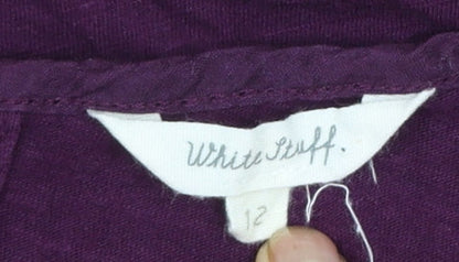 Womens UK Size 12 White Stuff Purple Tunic Blouse