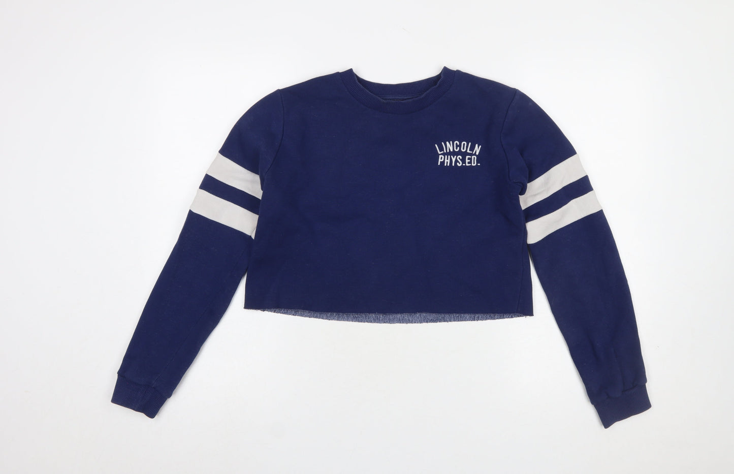 Womens UK Size 8 Topshop Blue Pullover Sweatshirt