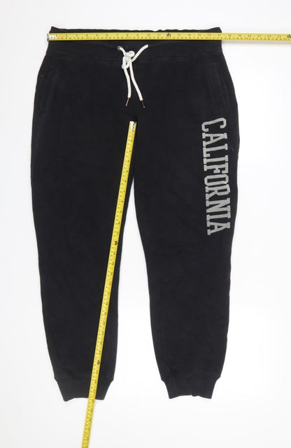 Womens UK Size XL SoulCal & Co Regular Fit Jogger Black Trousers