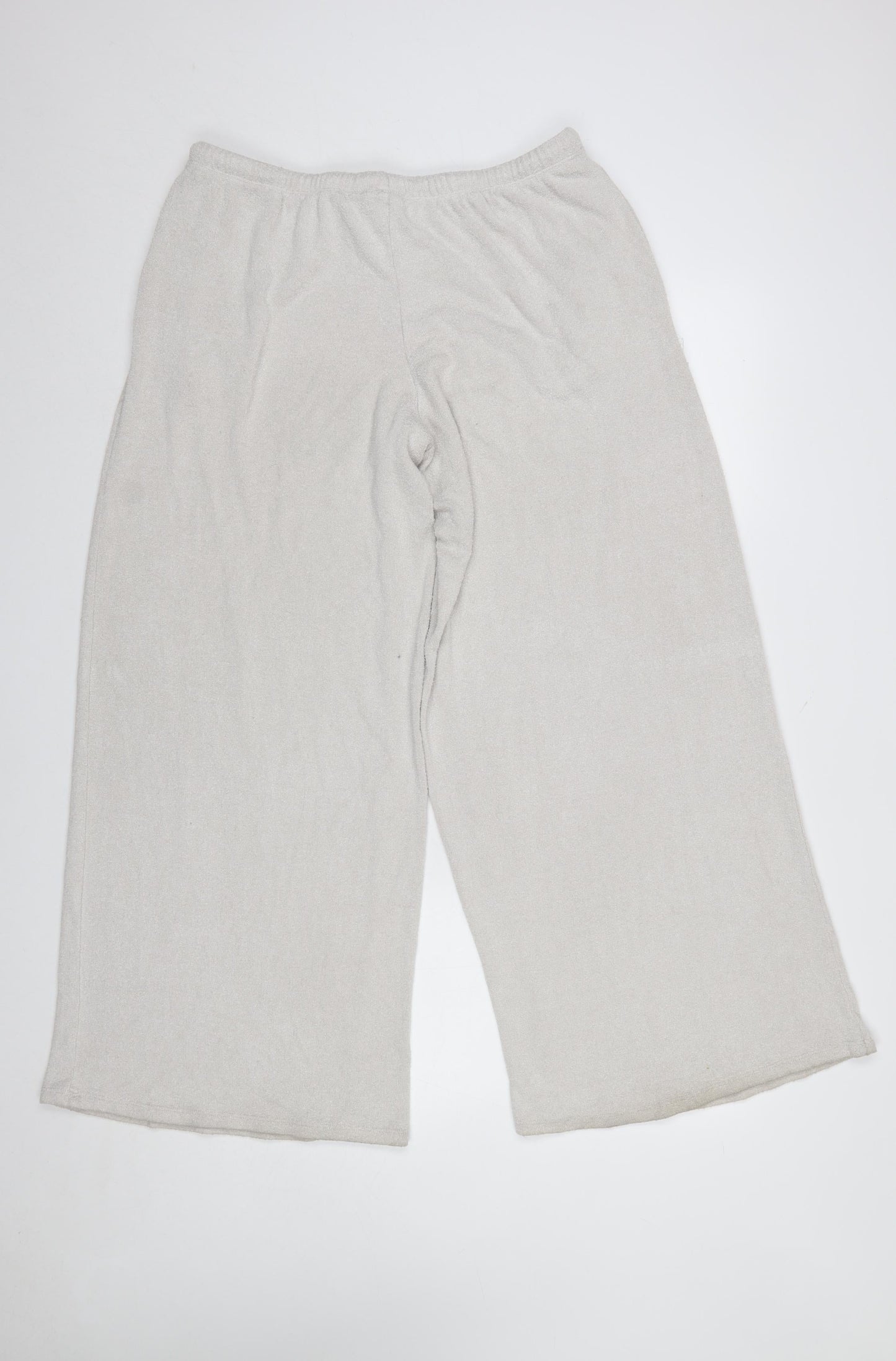 Womens UK Size M ASOS DESIGN Relaxed Fit Sweatpants Beige Trousers