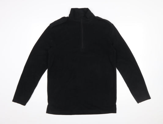 Mens UK Size M Churchill Black Pullover Sweatshirt