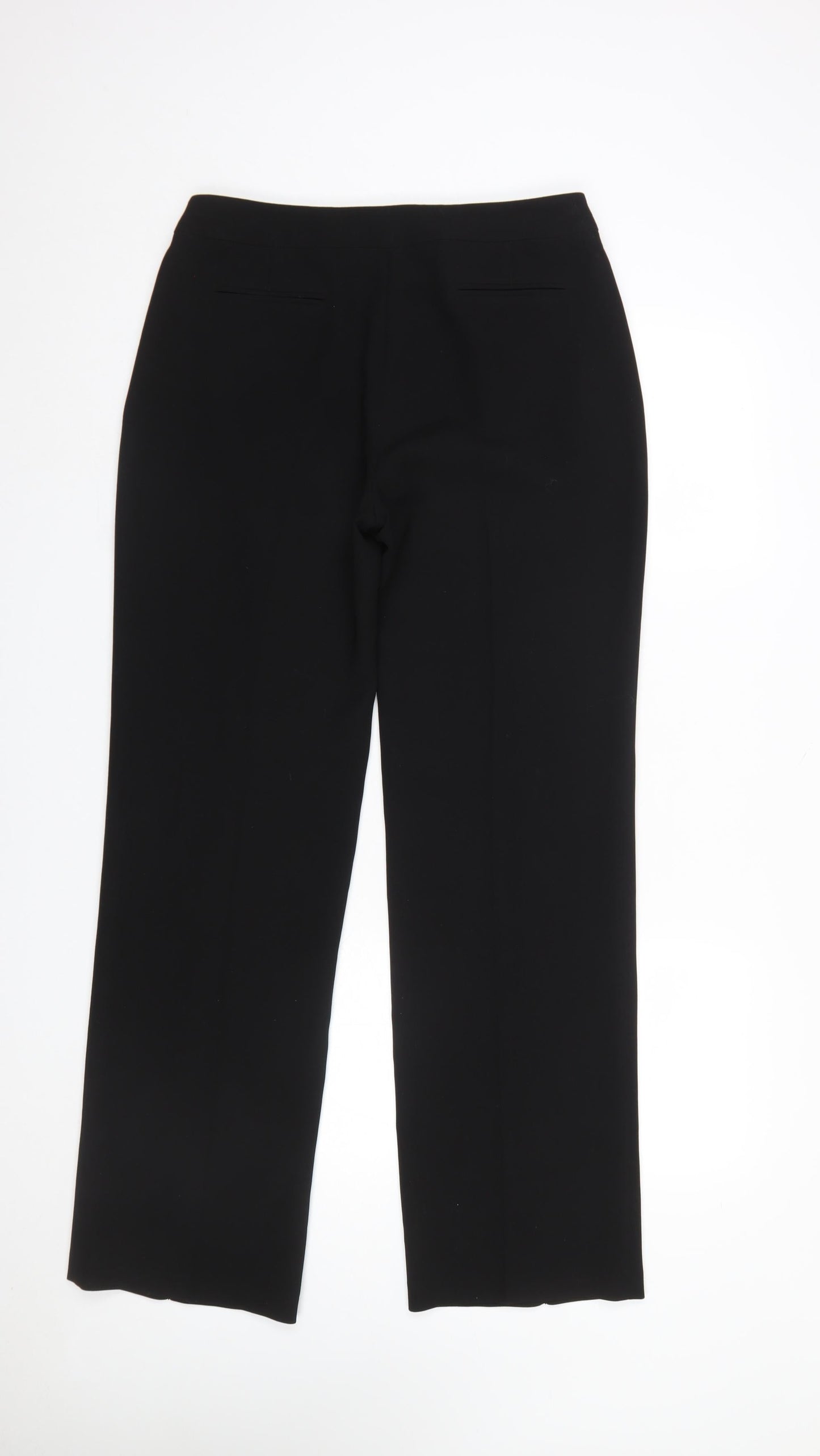 Womens UK Size 12 Damsel in a Dress Slim Fit Dress Pants Black Trousers