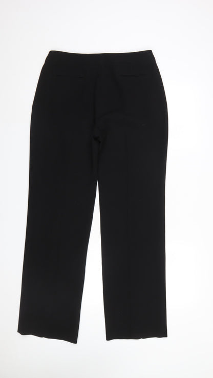 Womens UK Size 12 Damsel in a Dress Slim Fit Dress Pants Black Trousers