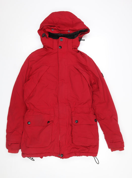 Mens UK Size S TOG24 Red Parka Coat