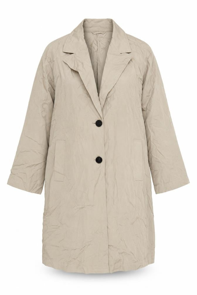 Womens UK Size 12 Zara Beige Trench Coat