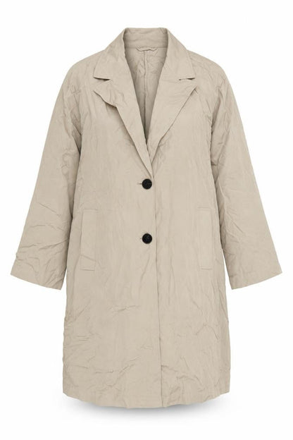Womens UK Size 12 Zara Beige Trench Coat