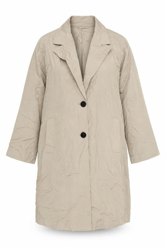 Womens UK Size 12 Zara Beige Trench Coat