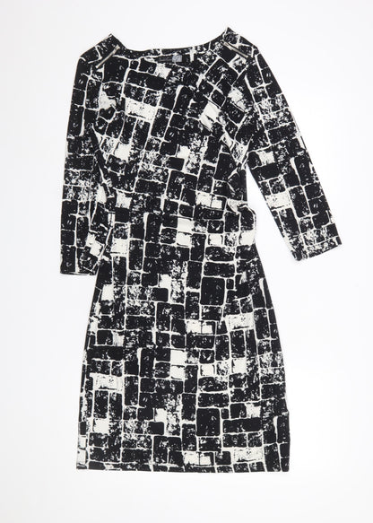 Womens UK Size 10 Smashed Lemon Sheath Dress