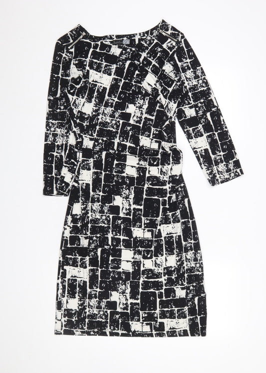 Womens UK Size 10 Smashed Lemon Sheath Dress