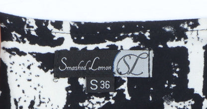 Womens UK Size 10 Smashed Lemon Sheath Dress