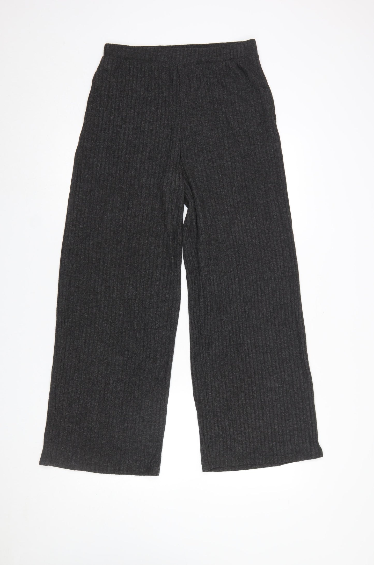 Womens UK Size M Etam Relaxed Fit Casual Travel Grey Trousers