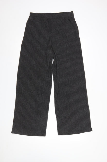 Womens UK Size M Etam Relaxed Fit Casual Travel Grey Trousers