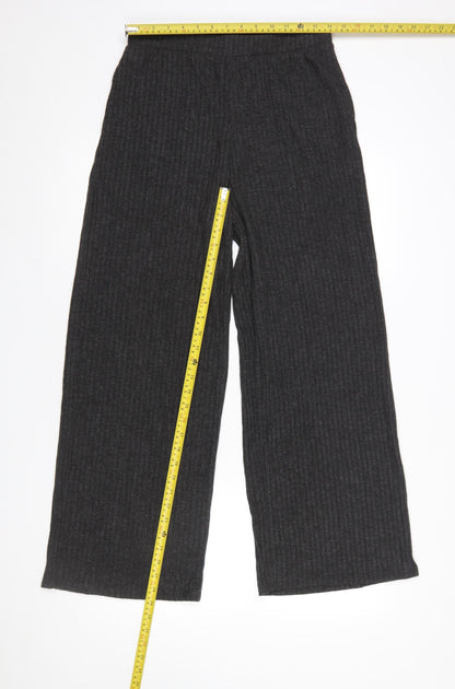 Womens UK Size M Etam Relaxed Fit Casual Travel Grey Trousers