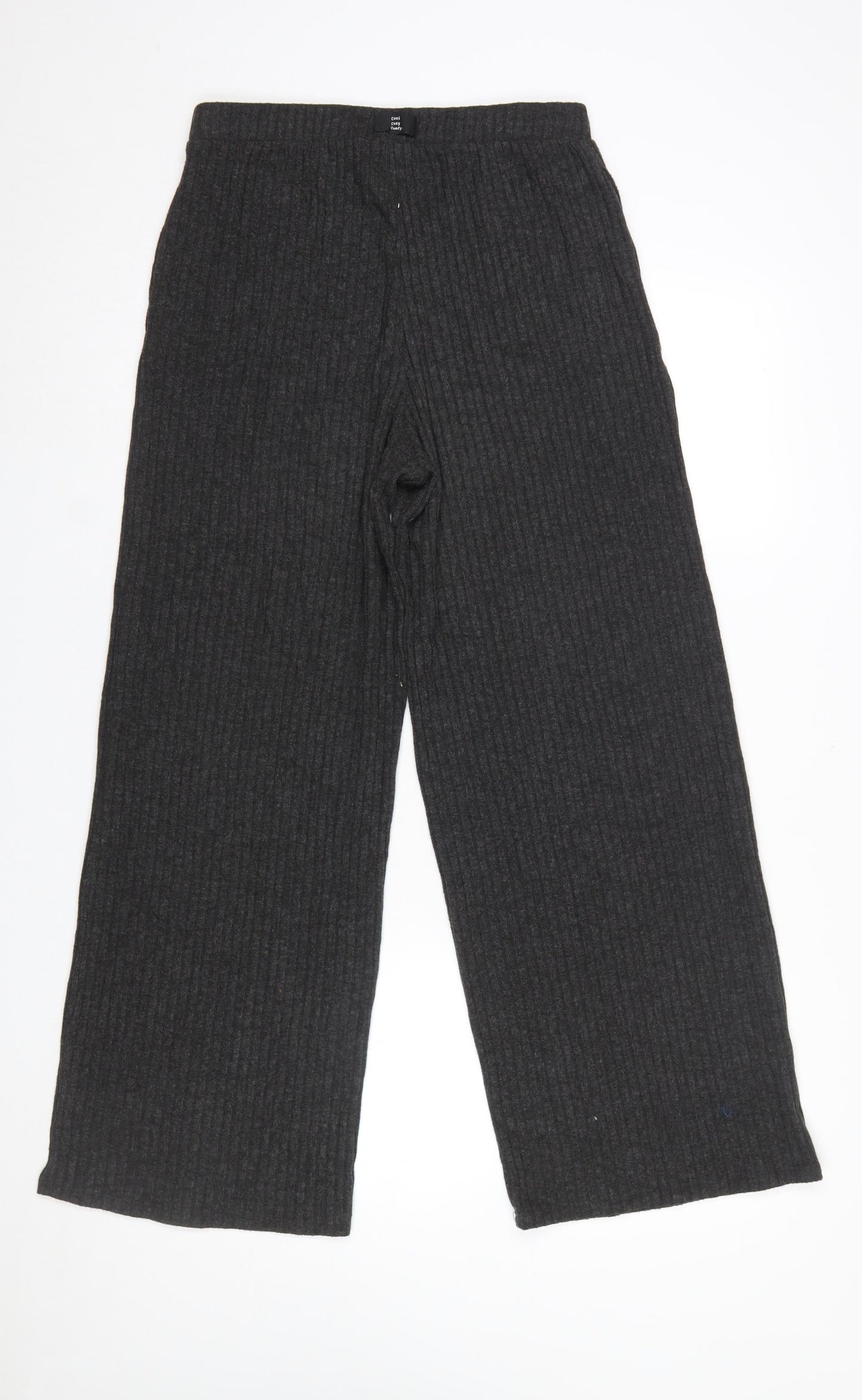 Womens UK Size M Etam Relaxed Fit Casual Travel Grey Trousers