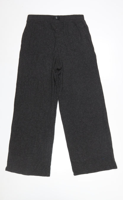 Womens UK Size M Etam Relaxed Fit Casual Travel Grey Trousers