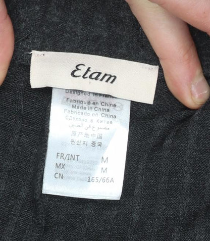 Womens UK Size M Etam Relaxed Fit Casual Travel Grey Trousers