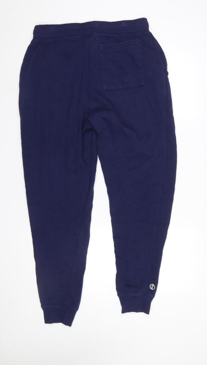 Mens UK Size L Holloway Regular Fit Jogger Blue Trousers