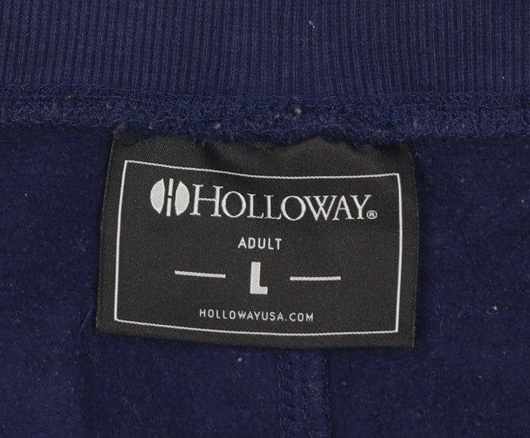 Mens UK Size L Holloway Regular Fit Jogger Blue Trousers