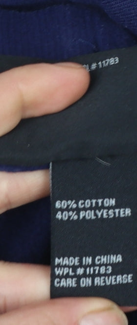 Mens UK Size L Holloway Regular Fit Jogger Blue Trousers