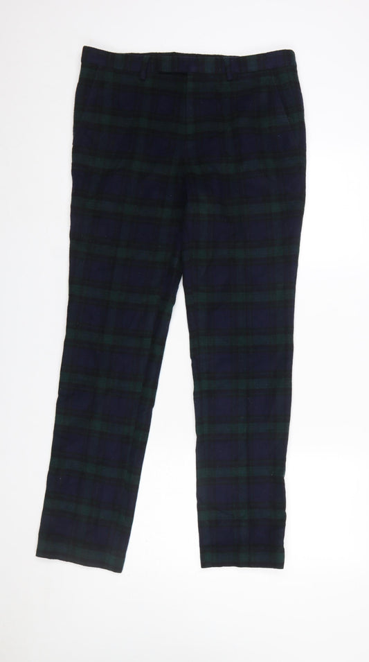Mens UK Size 30 Twisted Tailor Slim Fit Formal Multicoloured Trousers