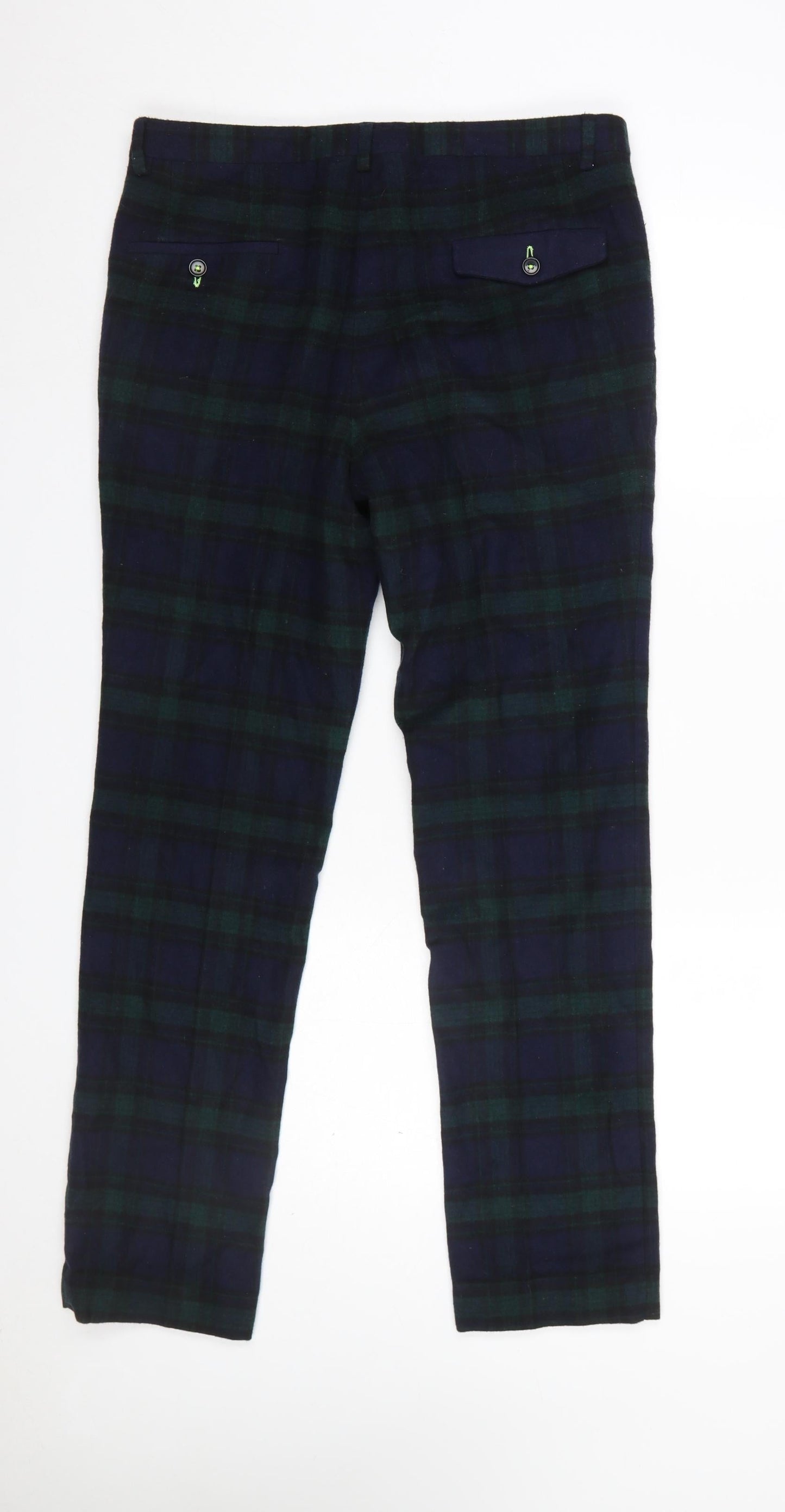Mens UK Size 30 Twisted Tailor Slim Fit Formal Multicoloured Trousers