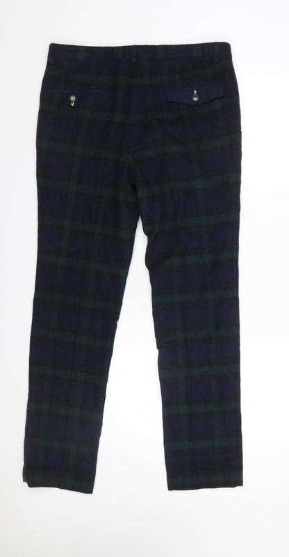 Mens UK Size 30 Twisted Tailor Slim Fit Formal Multicoloured Trousers