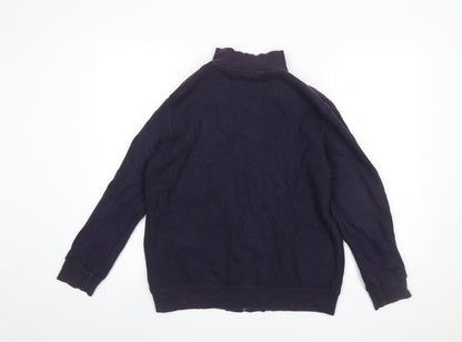 Womens UK Size 12 casualclub Blue Full Zip Jumper