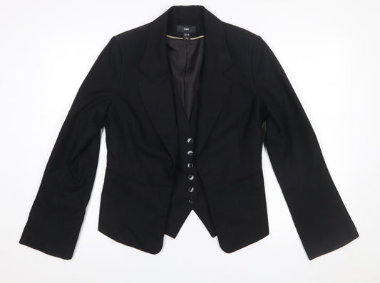Womens UK Size 12 H&M Regular Black Suit Jacket