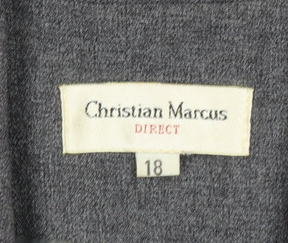 Womens UK Size 18 Christian Marcus Regular Grey Blazer