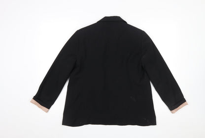 Womens UK Size 10 Topshop Regular Black Blazer
