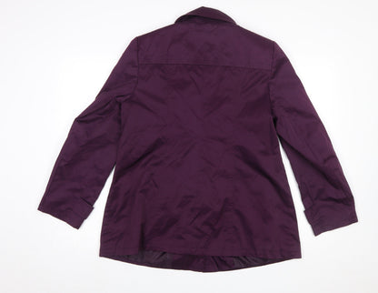 Womens UK Size 14 BHS Purple Overcoat