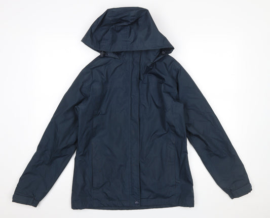 Womens UK Size 10 Hi Gear Blue Rain Coat