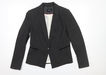 Next Women’s Black Size 10R Slim Fit Single-Breasted Blazer